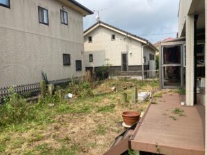 茨城県・神栖市・個人宅・草刈り・伐採・剪定（作業後）