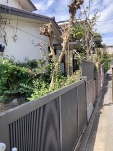 千葉県・千葉市緑区・個人宅・草刈り・伐採・剪定